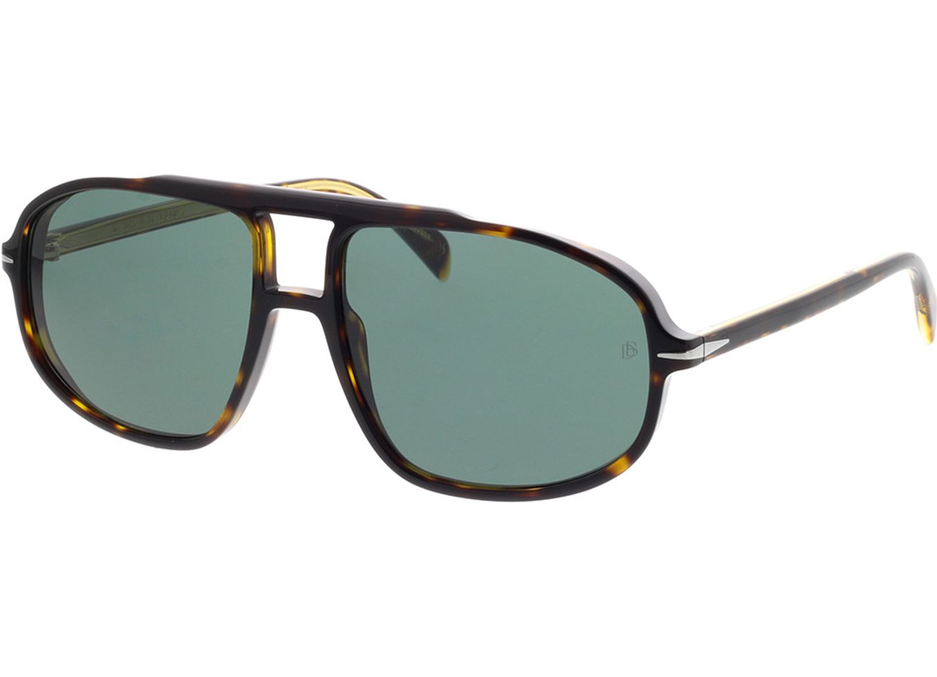 David Beckham DB 1000/S 086 59-17 Sonnenbrille ohne Sehstärke, Herren, Vollrand, Pilot