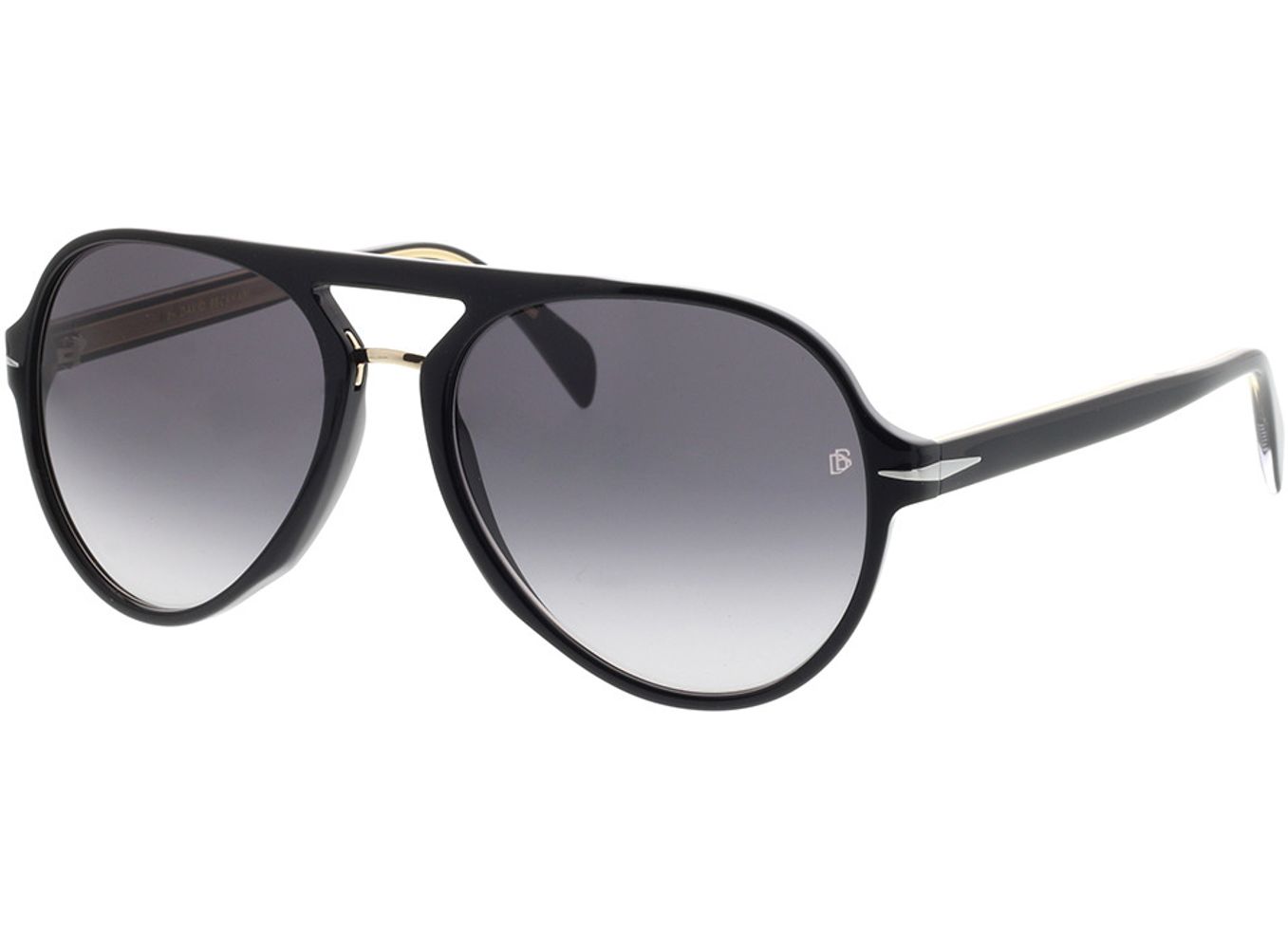 David Beckham DB 7005/S 807 57-17 Sonnenbrille ohne Sehstärke, Herren, Vollrand, Pilot