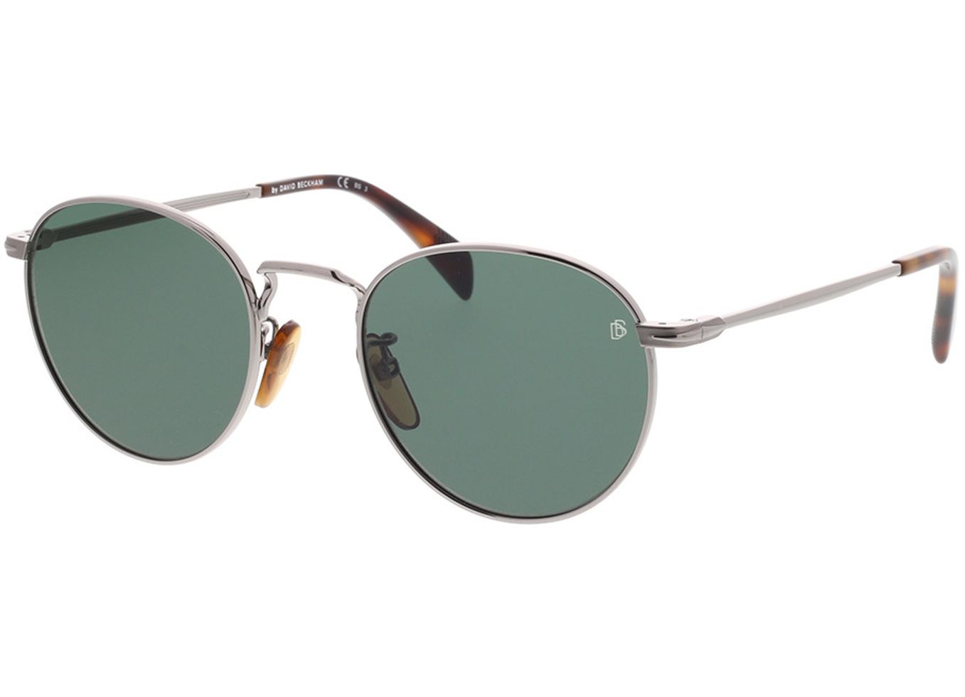 David Beckham DB 1005/S 6LB 51-21 Sonnenbrille mit Sehstärke erhältlich, Herren, Vollrand, Rund