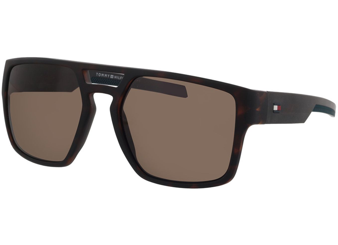 Tommy Hilfiger TH 1805/S N9P 56-18 Sonnenbrille ohne Sehstärke, Herren, Vollrand, Eckig