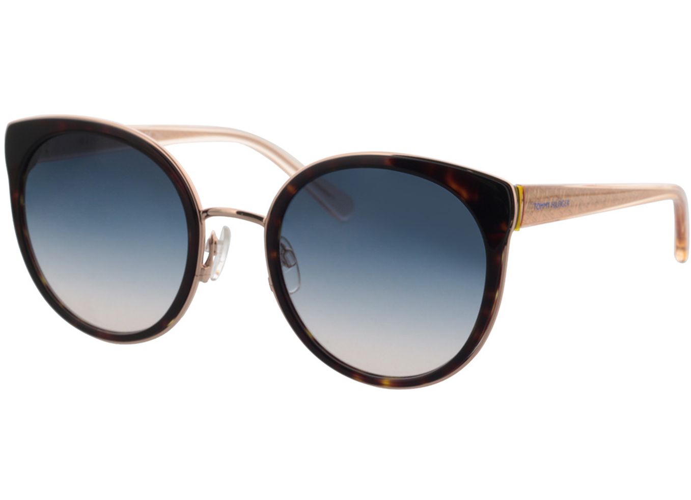 Tommy Hilfiger TH 1810/S 086/I4 55-22 Sonnenbrille mit Sehstärke erhältlich, Damen, Vollrand, Rund