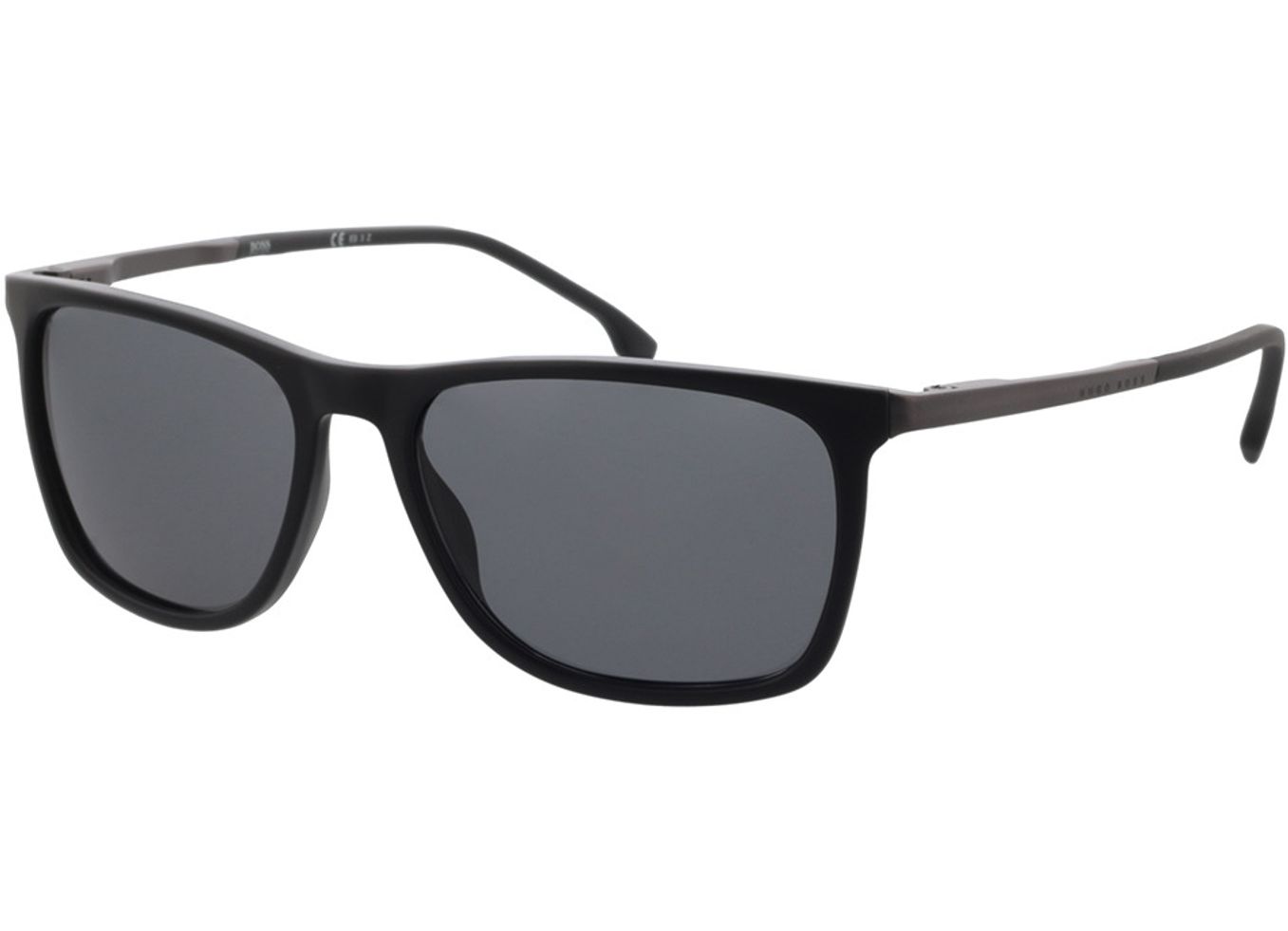 Boss BOSS 1249/S 003 56-16 Sonnenbrille ohne Sehstärke, Herren, Vollrand, Eckig