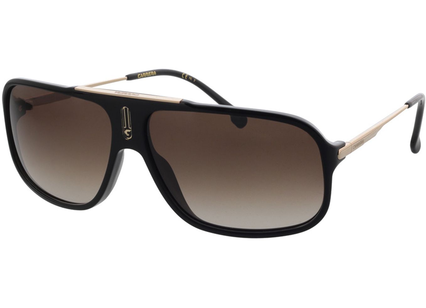 Carrera COOL65 807/HA 64-12 Sonnenbrille ohne Sehstärke, Damen/Herren, Vollrand, Rechteckig