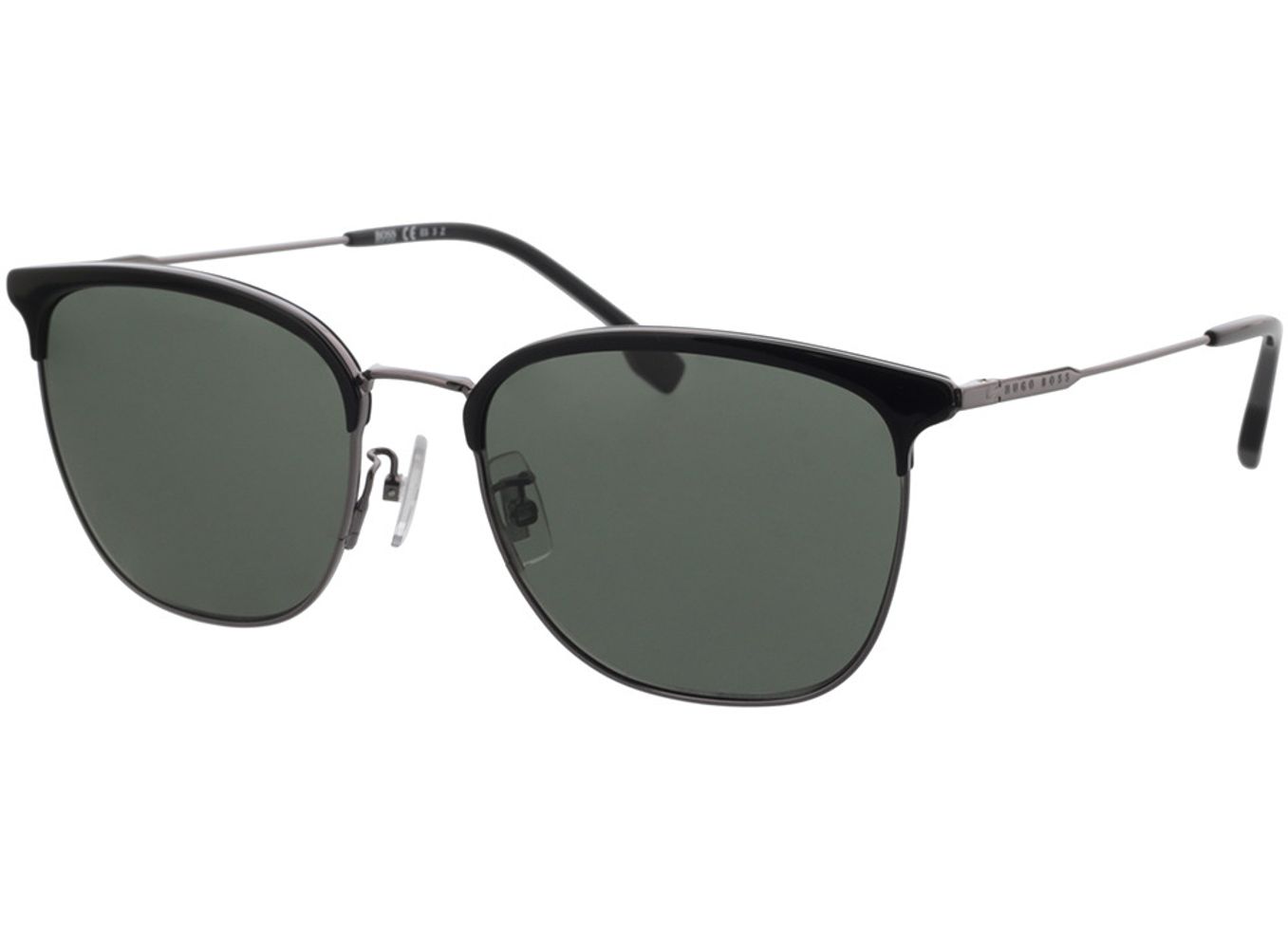 Boss BOSS 1285/F/SK ANS 57-19 Sonnenbrille mit Sehstärke erhältlich, Herren, Vollrand, Eckig