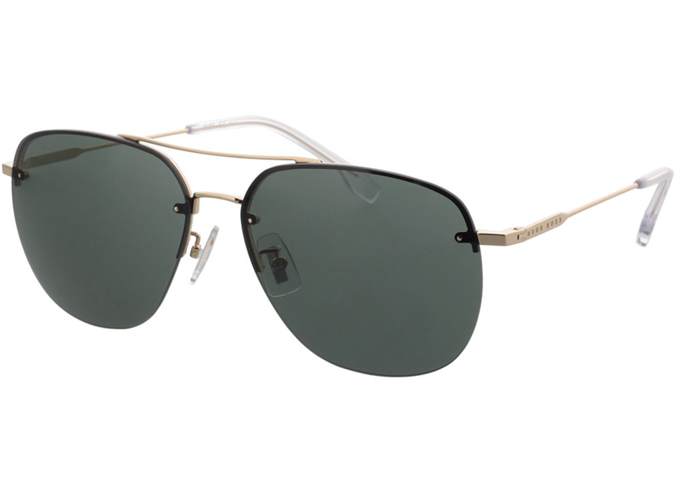 Boss BOSS 1286/F/SK J5G 61-15 Sonnenbrille ohne Sehstärke, Herren, Halbrand, Rund