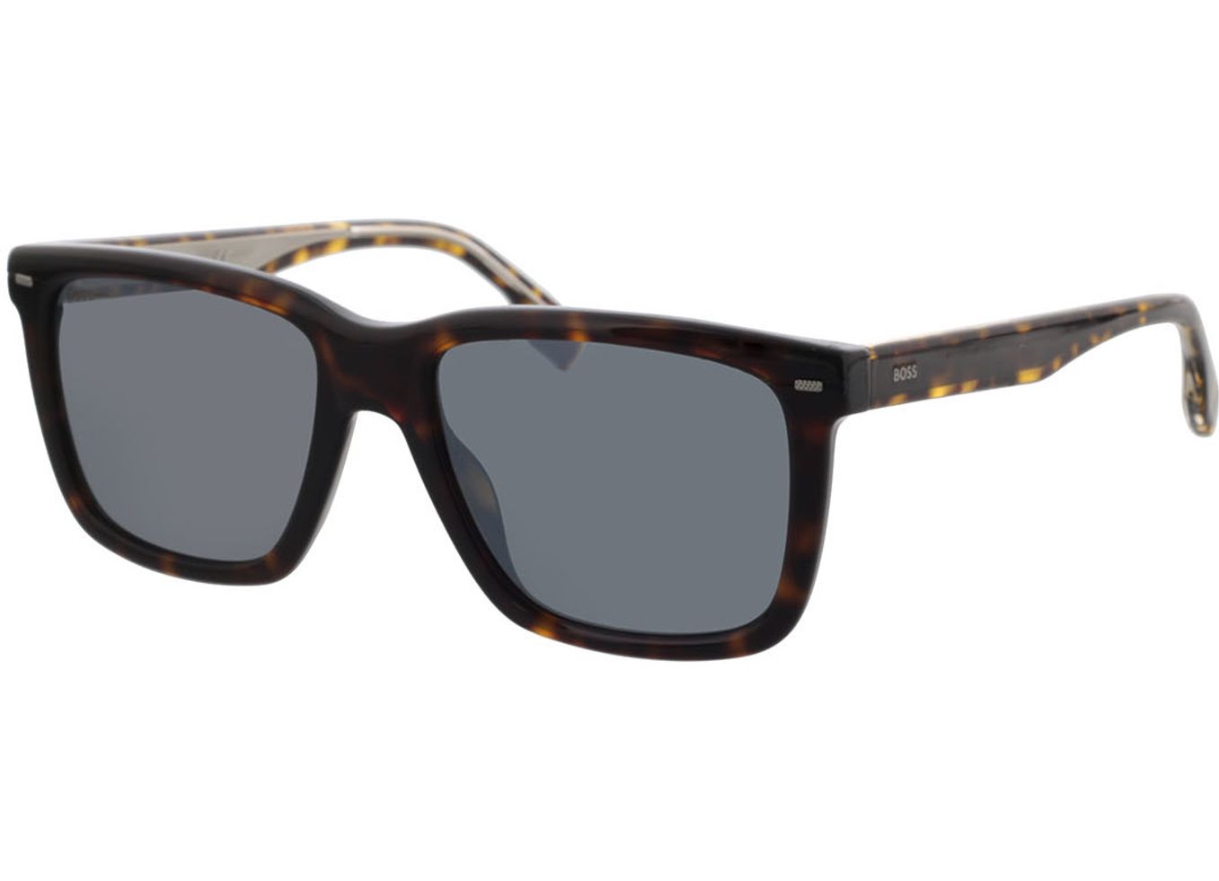 Boss BOSS 1317/S 086 55-18 Sonnenbrille mit Sehstärke erhältlich, Herren, Vollrand, Rechteckig