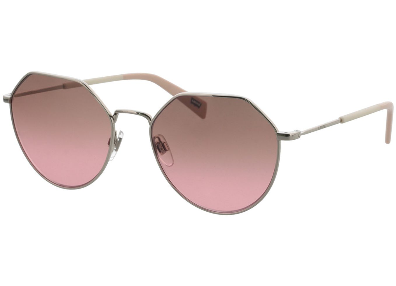 Levi's LV 1020/S 010/M2 57-19 Sonnenbrille ohne Sehstärke, Damen/Herren, Vollrand, Rund