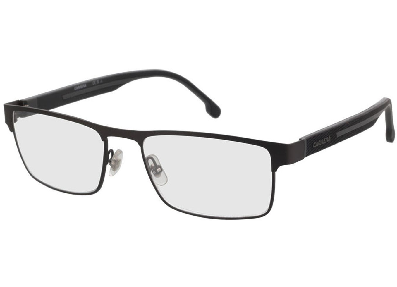 Carrera CARRERA 8884 R80 55-18 Brillengestell inkl. Gläser, Herren, Vollrand, Rechteckig