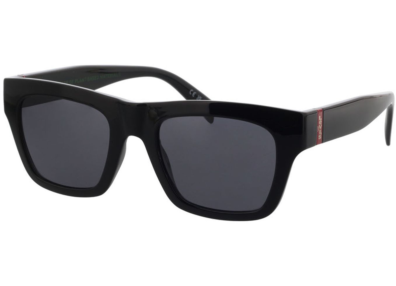 Levi's LV 1026/S 807/IR 52-21 Sonnenbrille mit Sehstärke erhältlich, Herren, Vollrand, Rechteckig