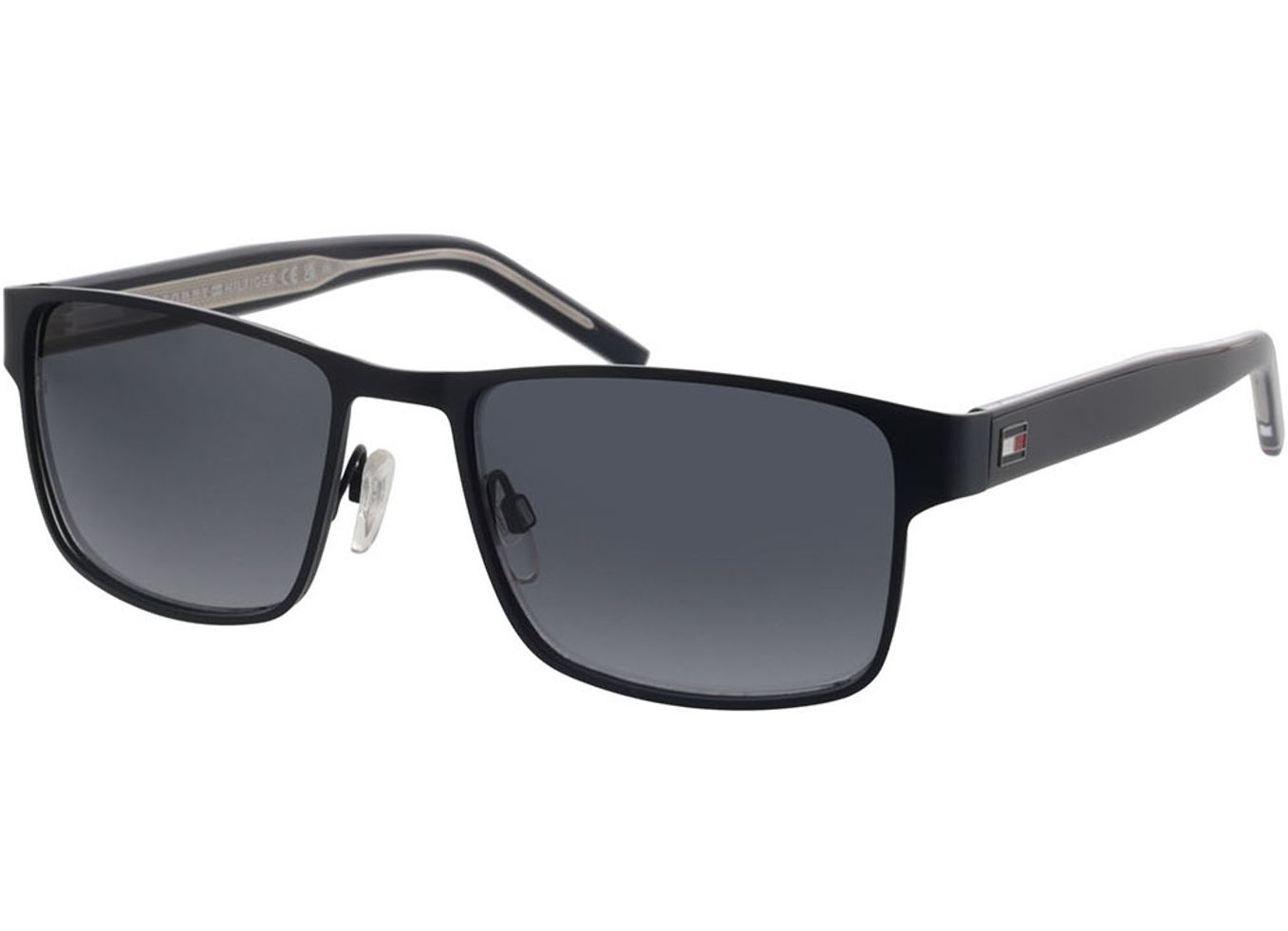 Tommy Hilfiger TH 1974/S FLL 57-19 Sonnenbrille mit Sehstärke erhältlich, Herren, Vollrand, Rechteckig