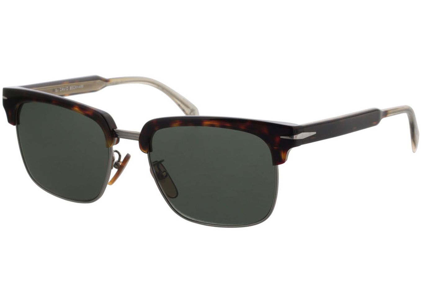 David Beckham DB 1119/G/S 3MA 55-19 Sonnenbrille mit Sehstärke erhältlich, Herren, Vollrand, Rechteckig