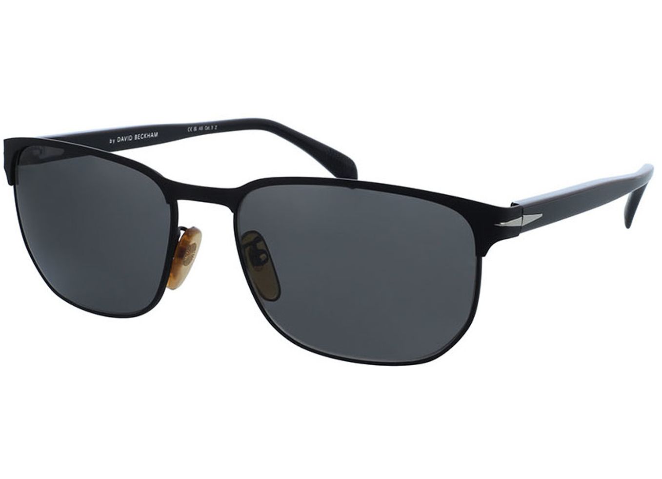 David Beckham DB 1131/S 124 59-18 Sonnenbrille mit Sehstärke erhältlich, Herren, Vollrand, Rechteckig