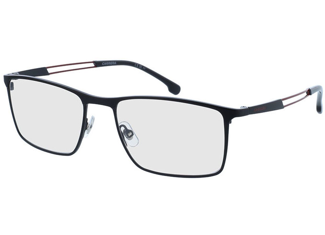 Carrera CARRERA 8898 BLX 55-18 Brillengestell inkl. Gläser, Herren, Vollrand, Rechteckig