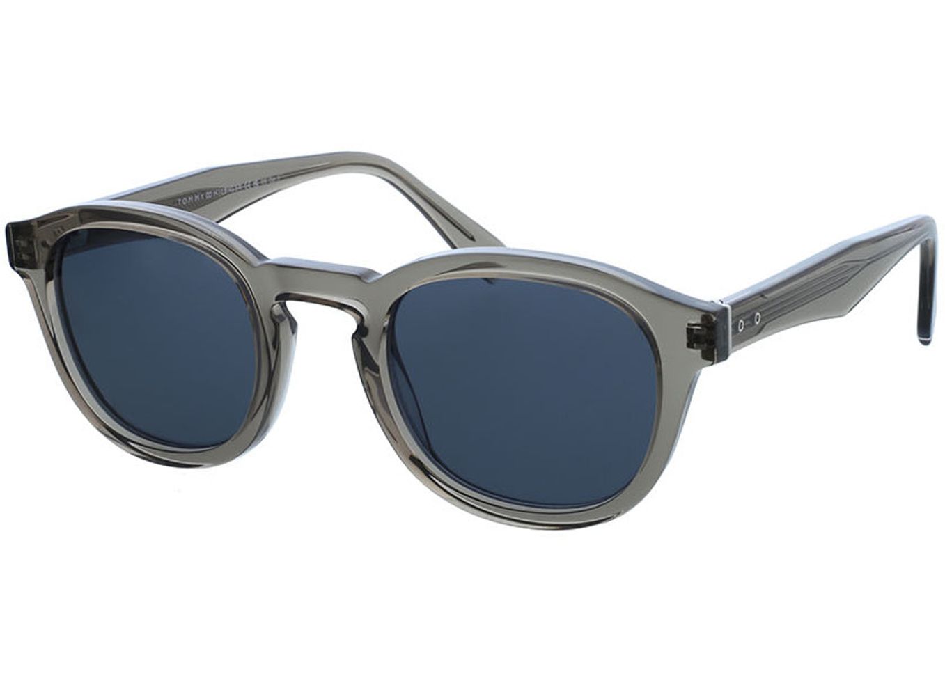 Tommy Hilfiger TH 2031/S 10A 49-24 Sonnenbrille mit Sehstärke erhältlich, Herren, Vollrand, Rund