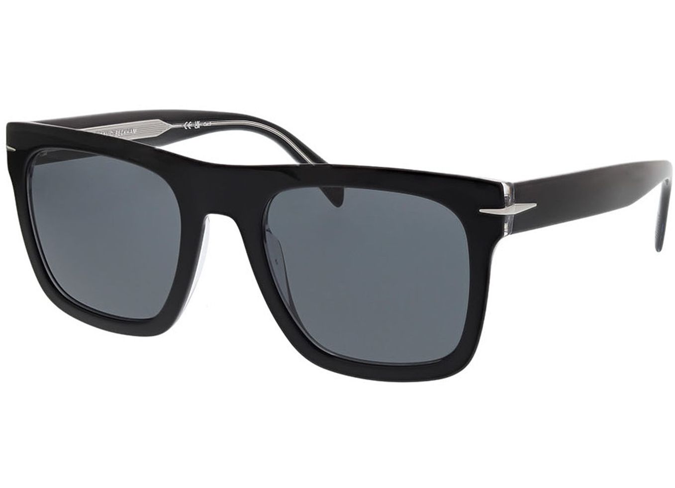 David Beckham DB 7000/S FLAT 7C5/IR 54-22 Sonnenbrille mit Sehstärke erhältlich, Herren, Vollrand, Rechteckig