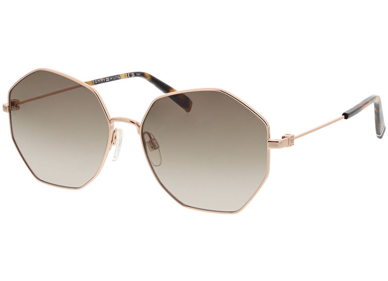 Tommy Hilfiger TH 2094/S DDB/HA 56-15 Sonnenbrille mit Sehstärke erhältlich, Damen, Vollrand, geometric