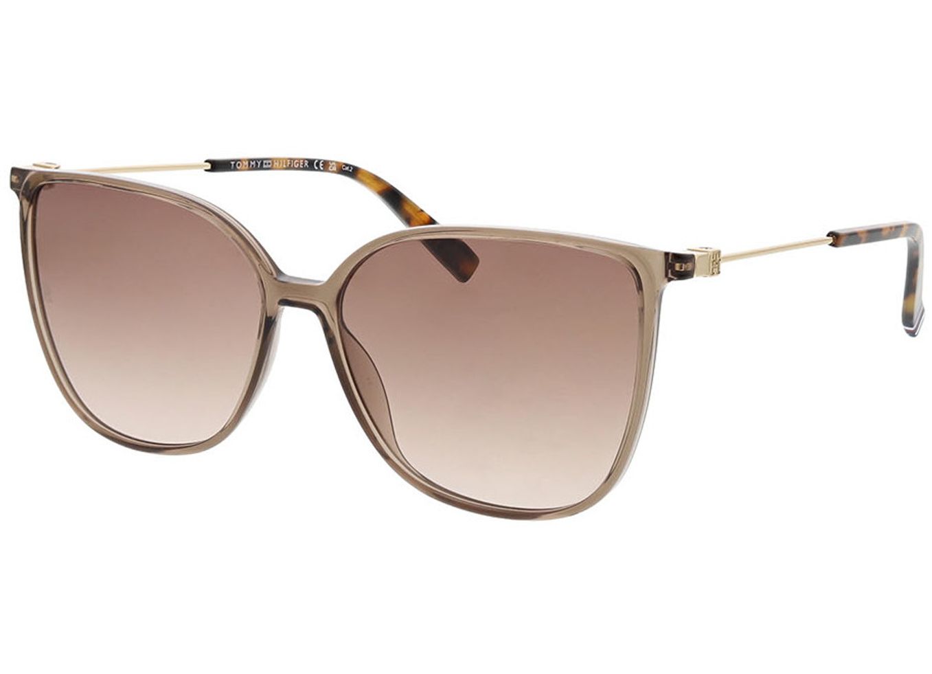 Tommy Hilfiger TH 2095/S 09Q/HA 57-14 Sonnenbrille mit Sehstärke erhältlich, Damen, Vollrand, Eckig