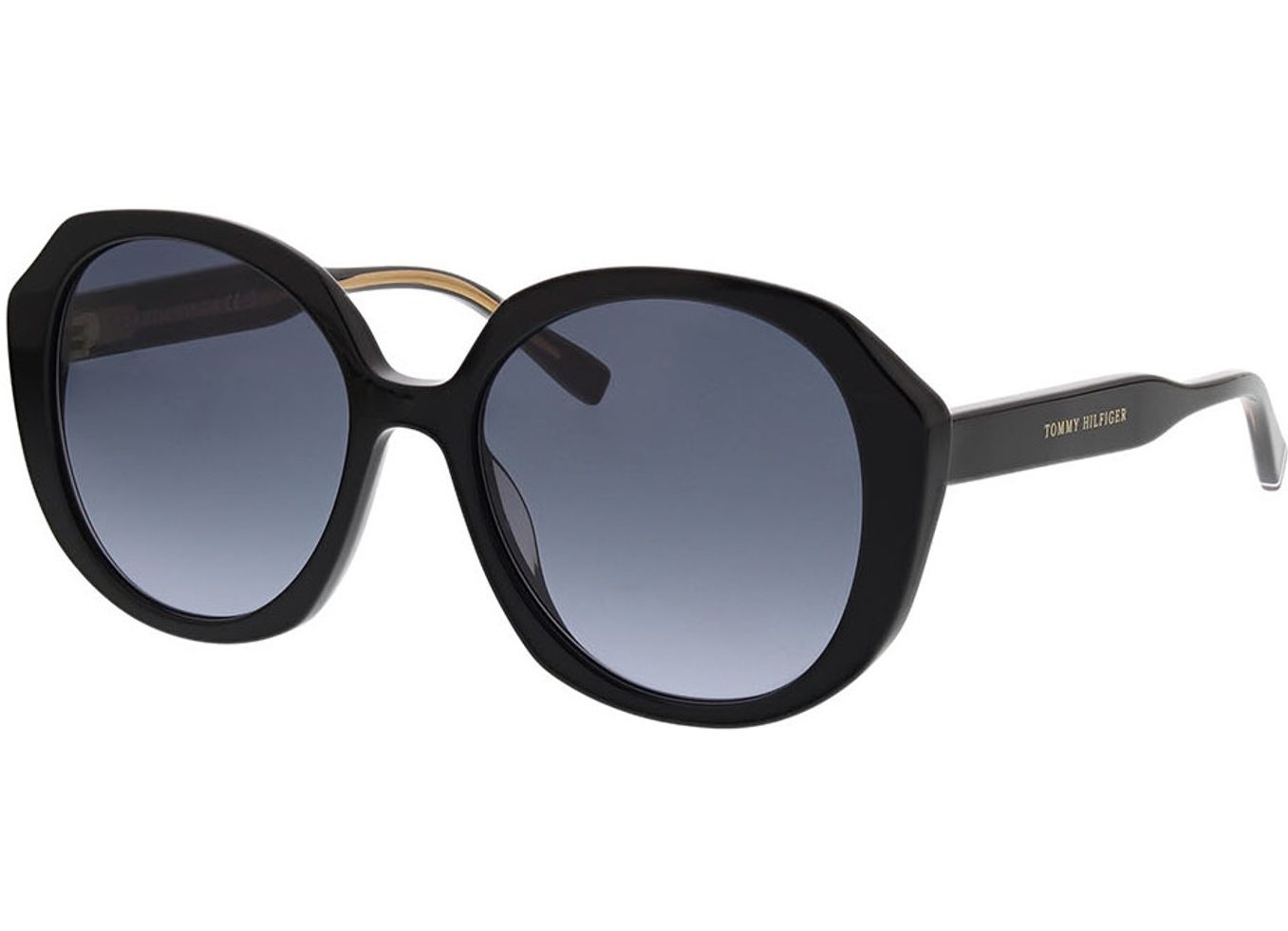 Tommy Hilfiger TH 2106/S 807/9O 54-17 Sonnenbrille mit Sehstärke erhältlich, Damen, Vollrand, Rund