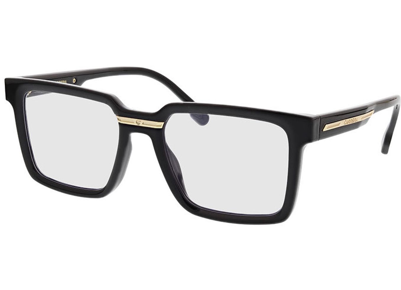 Carrera VICTORY C 02/BB 2M2 54-19 Brillengestell inkl. Gläser, Herren, Vollrand, Rechteckig