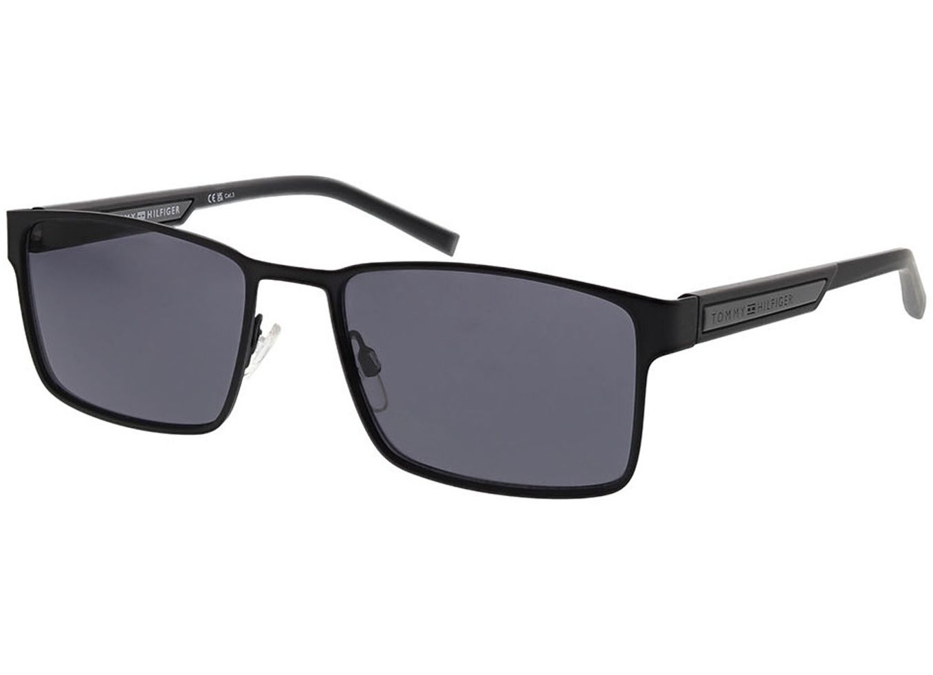 Tommy Hilfiger TH 2087/S 003/IR 57-19 Sonnenbrille mit Sehstärke erhältlich, Herren, Vollrand, Rechteckig