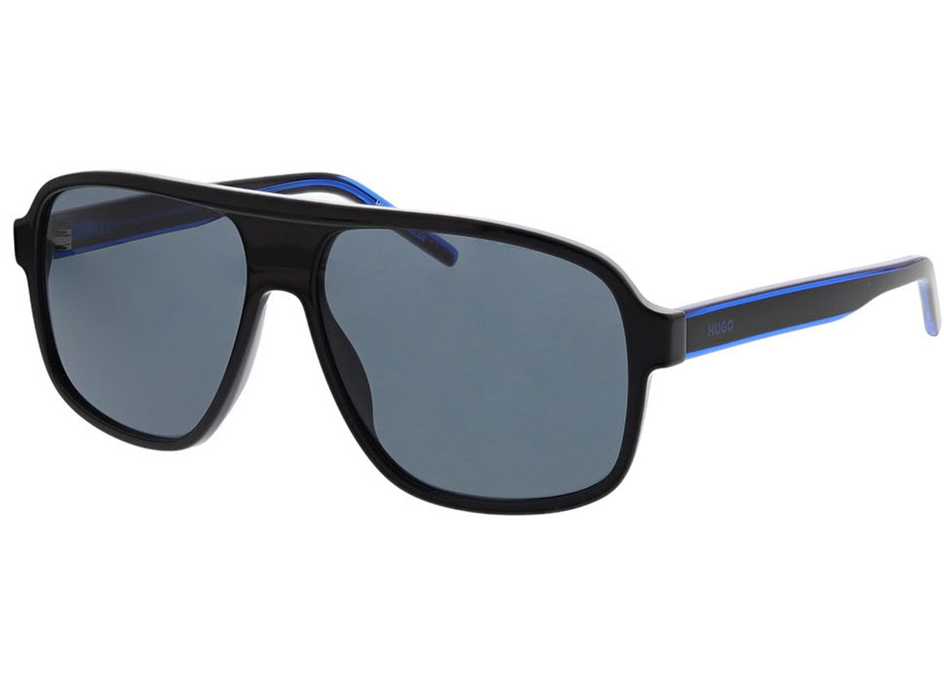 Hugo HG 1296/S D51/IR 60-14 Sonnenbrille mit Sehstärke erhältlich, Herren, Vollrand, Rechteckig