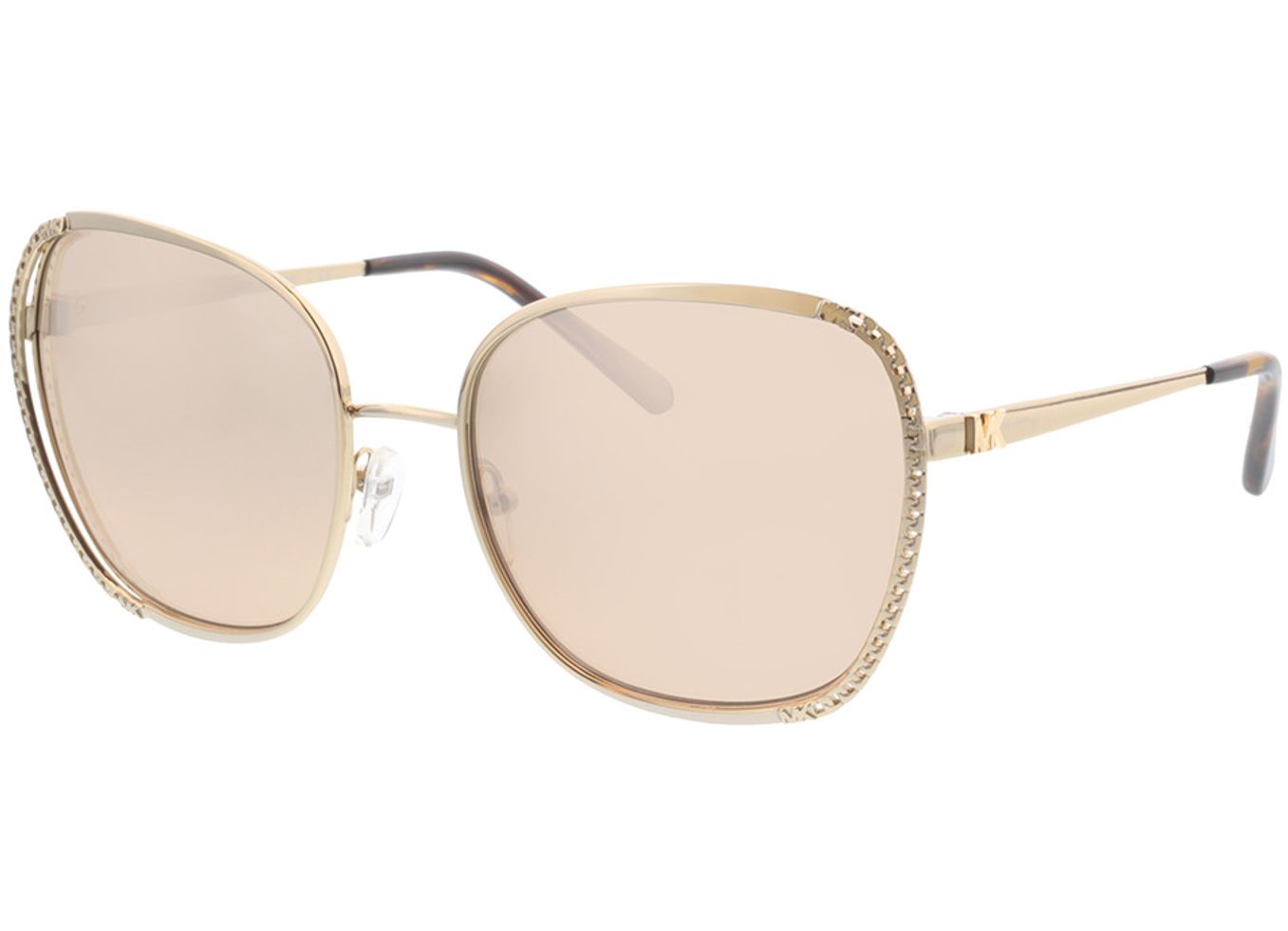 Michael Kors MK1090 10148Z 59-19 Sonnenbrille ohne Sehstärke, Damen, Vollrand, Eckig