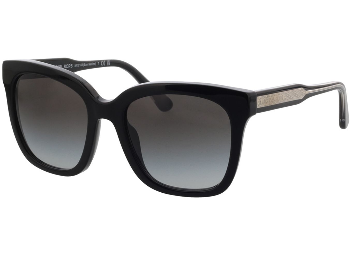 Michael Kors MK2163 30058G 52-19 Sonnenbrille mit Sehstärke erhältlich, Damen, Vollrand, Eckig