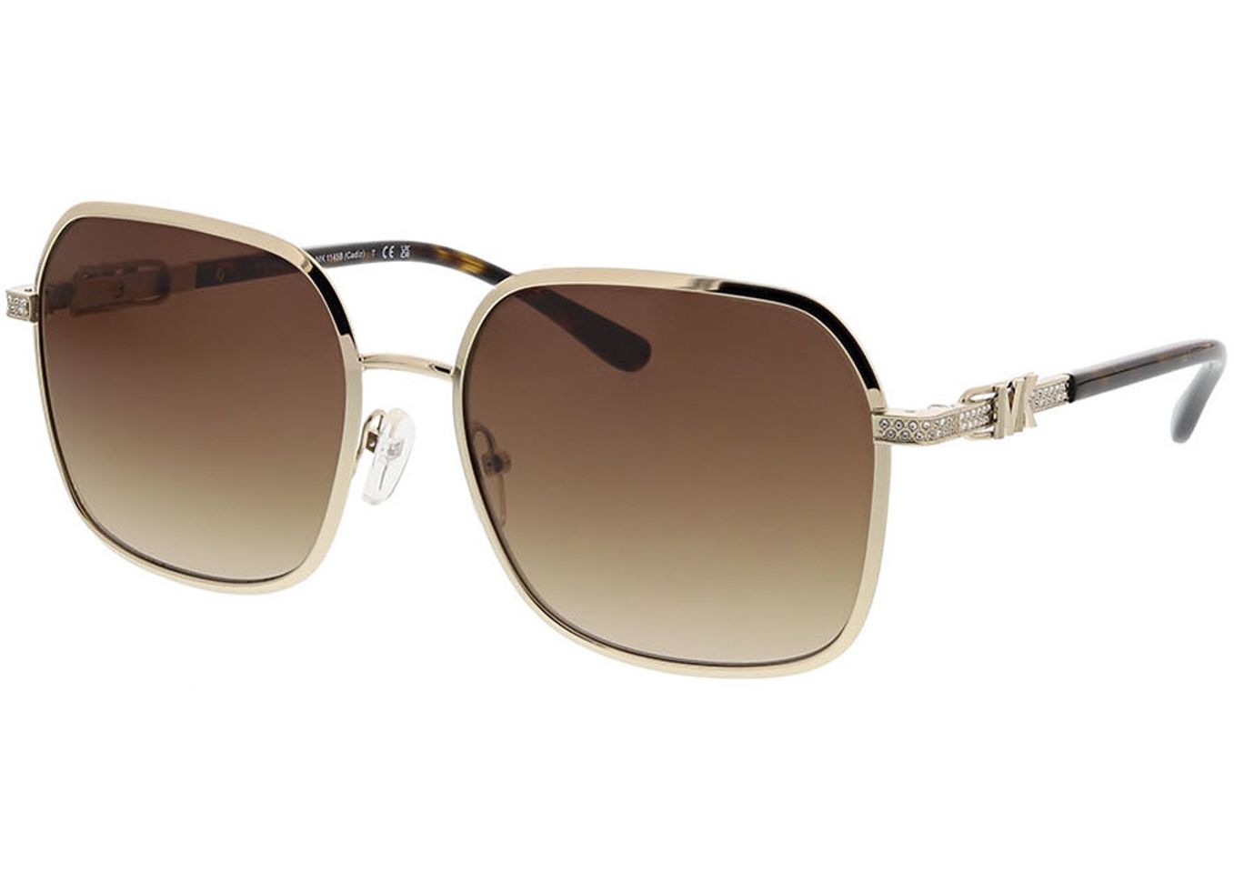 Michael Kors MK1145B 101413 58-17 Sonnenbrille mit Sehstärke erhältlich, Damen, Vollrand, Eckig