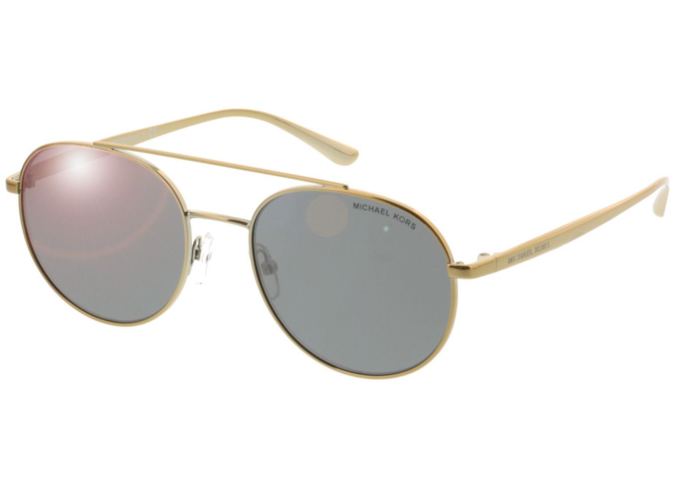 Michael Kors Lon MK1021 11686G 53-18 Sonnenbrille mit Sehstärke erhältlich, Damen, Vollrand, Pilot