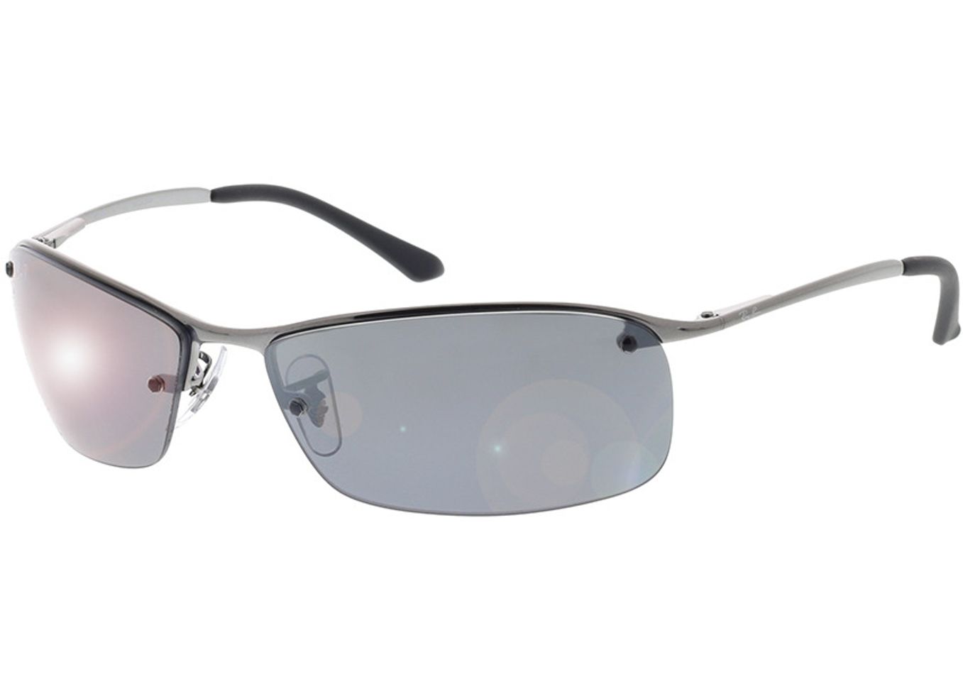 Ray-Ban Top Bar RB3183 004/82 63-15 Sonnenbrille ohne Sehstärke, Herren, Halbrand, Rechteckig