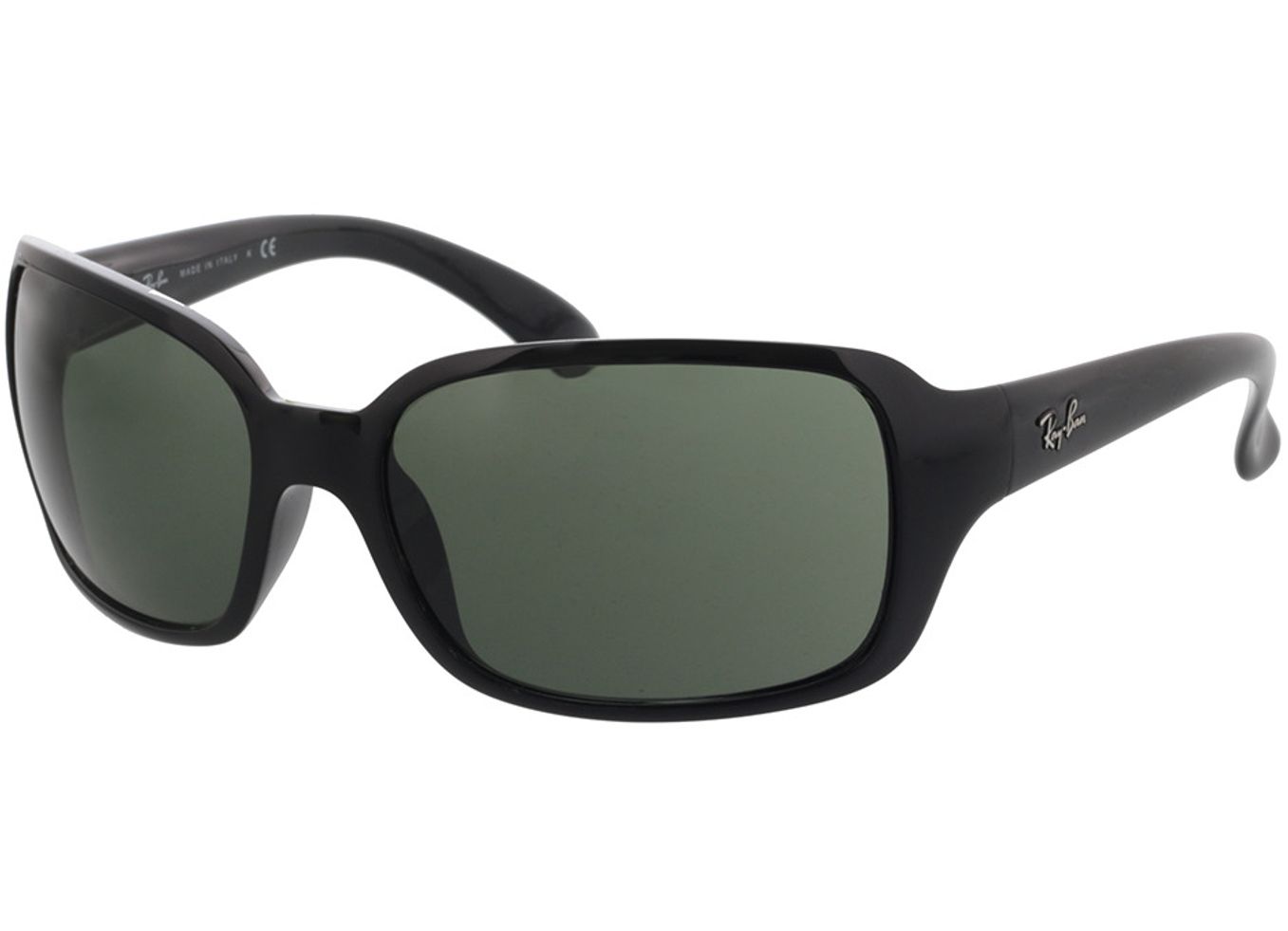 Ray-Ban RB4068 601 60-17 Sonnenbrille ohne Sehstärke, Damen/Herren, Vollrand, Rechteckig