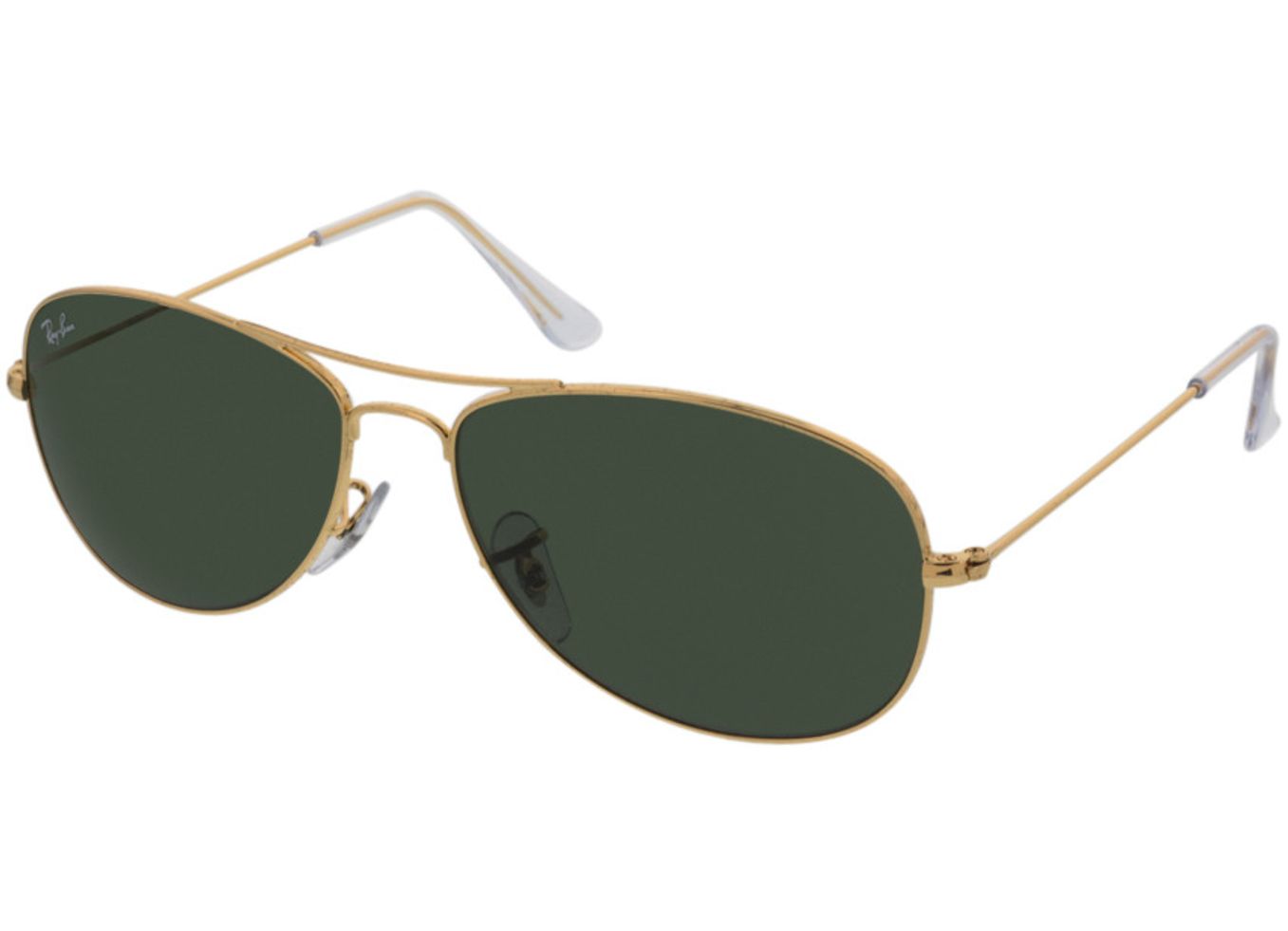 Ray-Ban Cockpit RB3362 001 56-14 Sonnenbrille mit Sehstärke erhältlich, Herren, Vollrand, Pilot