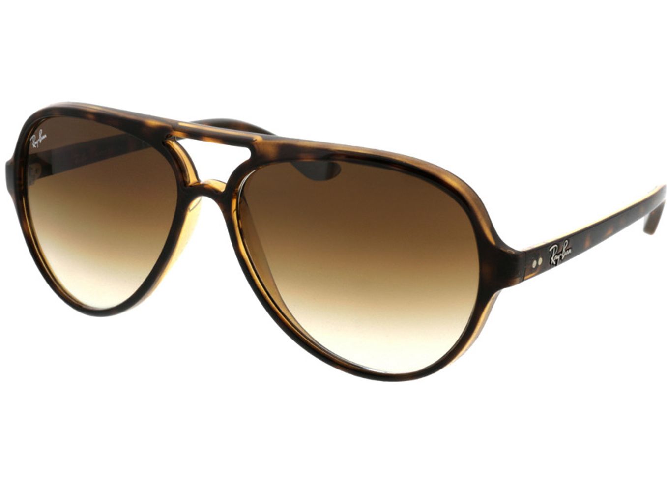 Ray-Ban CATS 5000 RB4125 710/51 59-13 Sonnenbrille mit Sehstärke erhältlich, Herren, Vollrand, Pilot