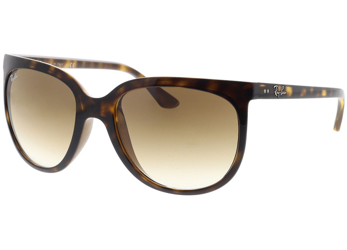 Ray-Ban Cats 1000 RB4126 710/51 57-19 Sonnenbrille ohne Sehstärke, Damen, Vollrand, panto