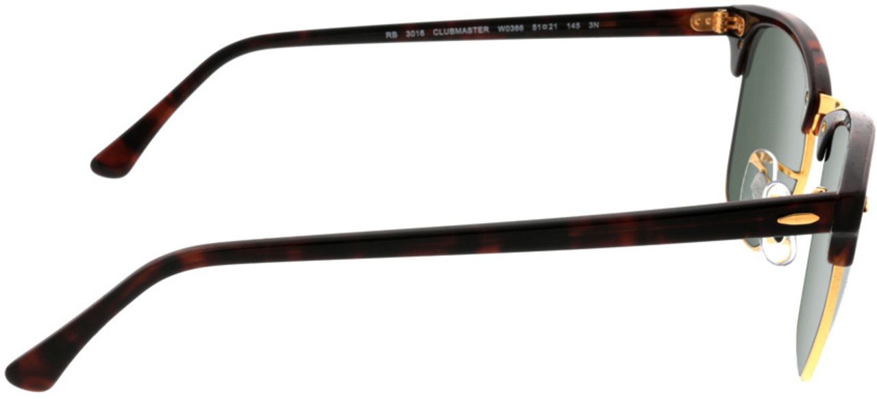 Ray ban clubmaster rb3016 sales 51mm