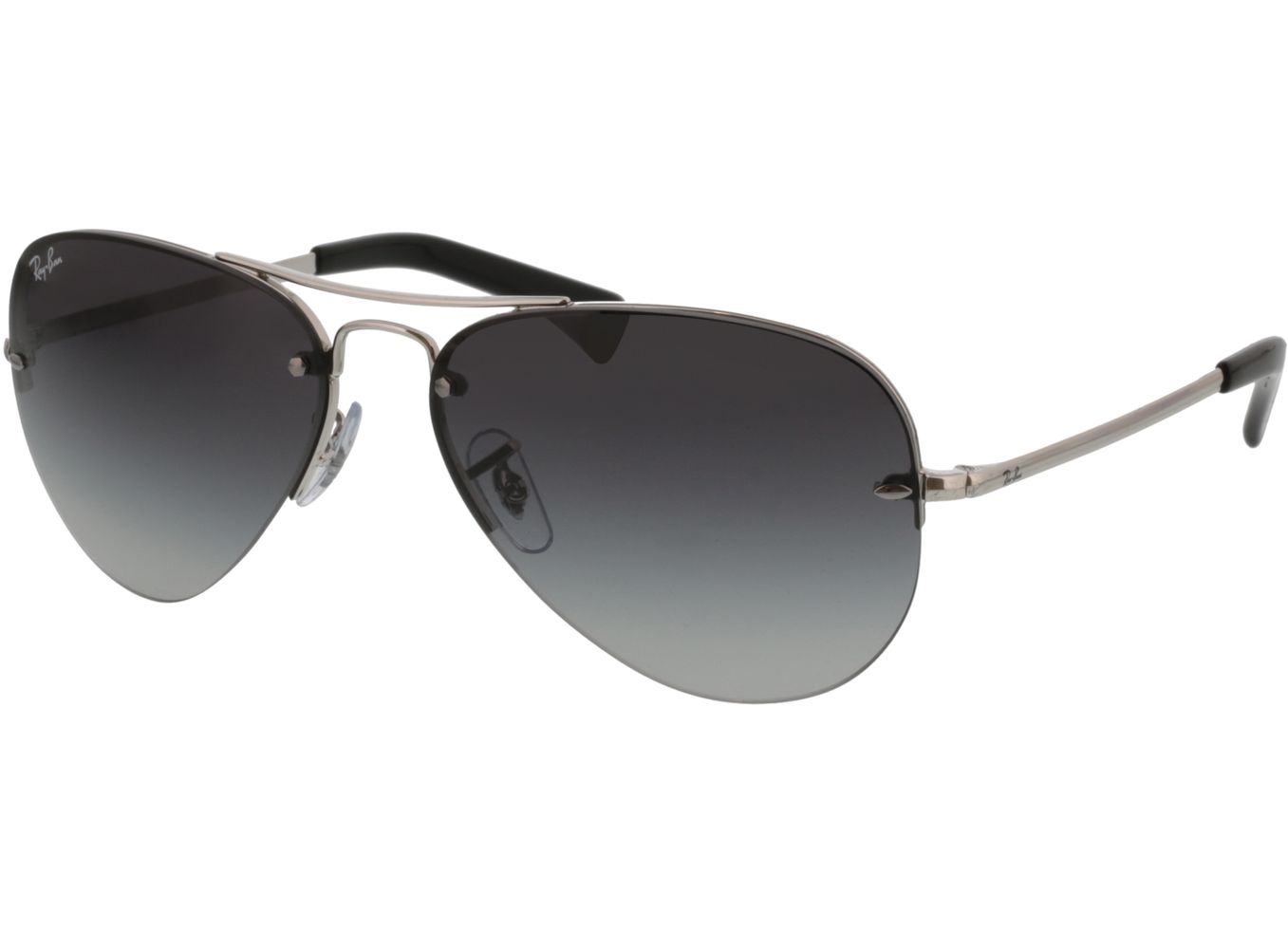 Ray-Ban RB3449 003/8G 59-14 Sonnenbrille ohne Sehstärke, Herren, Vollrand, Pilot