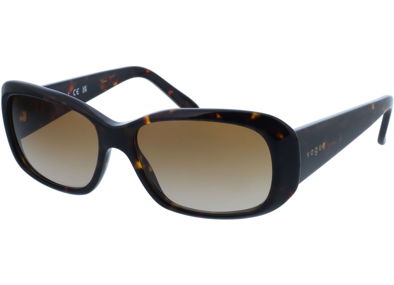 Vogue VO2606S W65613 55-15 Sonnenbrille mit Sehstärke erhältlich, Damen, Vollrand, oval