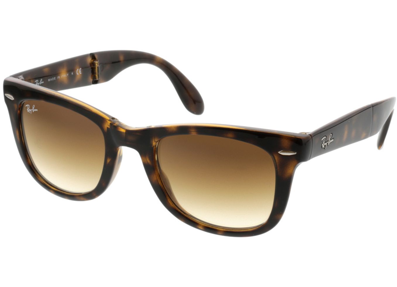 Ray-Ban Folding Wayfarer RB4105 710/51 50-22 Sonnenbrille mit Sehstärke erhältlich, Herren, Vollrand, Eckig