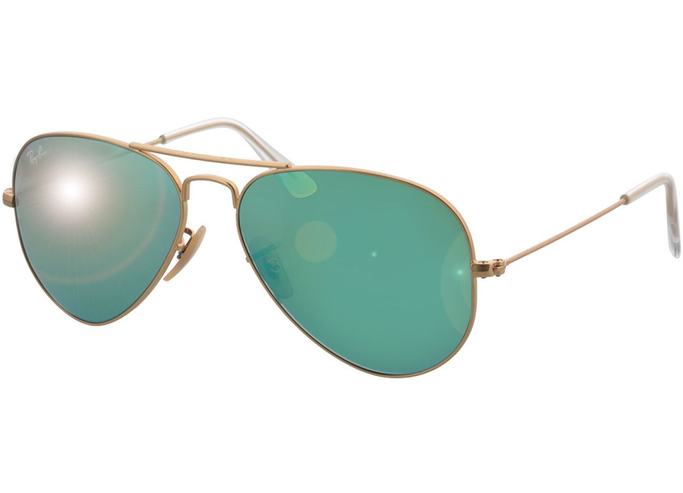 Ray-Ban Aviator RB3025 112/19 55-14 Sonnenbrille ohne Sehstärke, Damen/Herren, Vollrand, Pilot