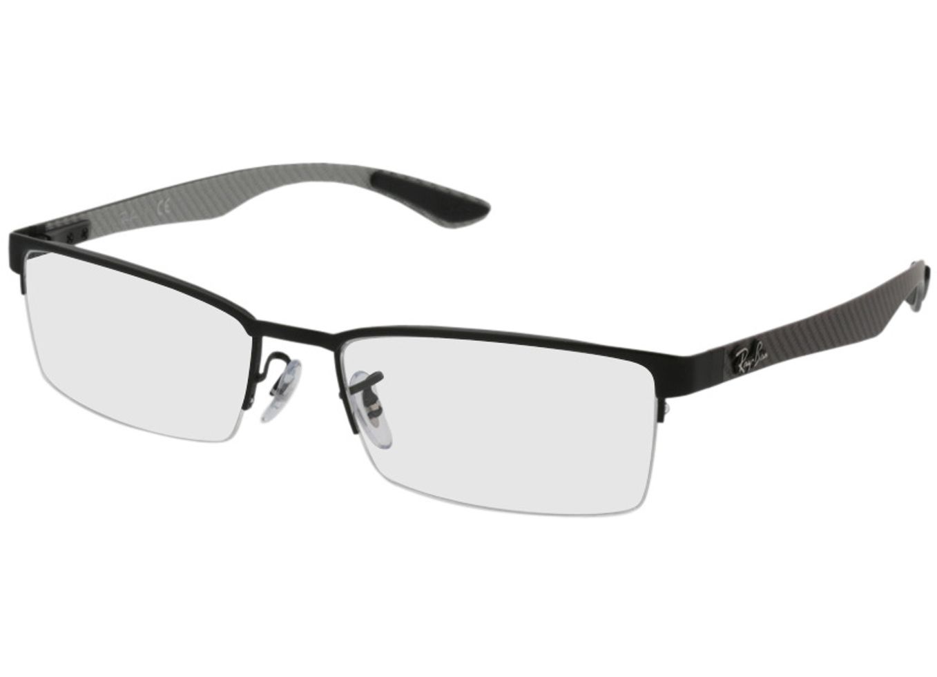 Ray-Ban RX8412 2503 54-17 Brillengestell inkl. Gläser, Herren, Halbrand, browline