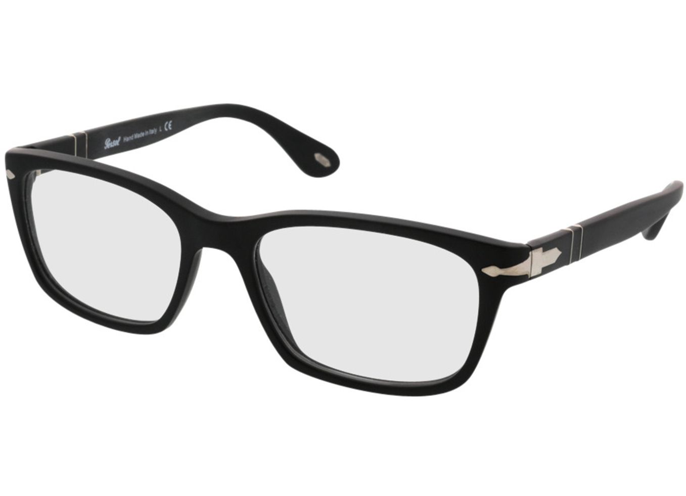 Persol PO3012V 900 54-18 Brillengestell inkl. Gläser, Herren, Vollrand, Rechteckig