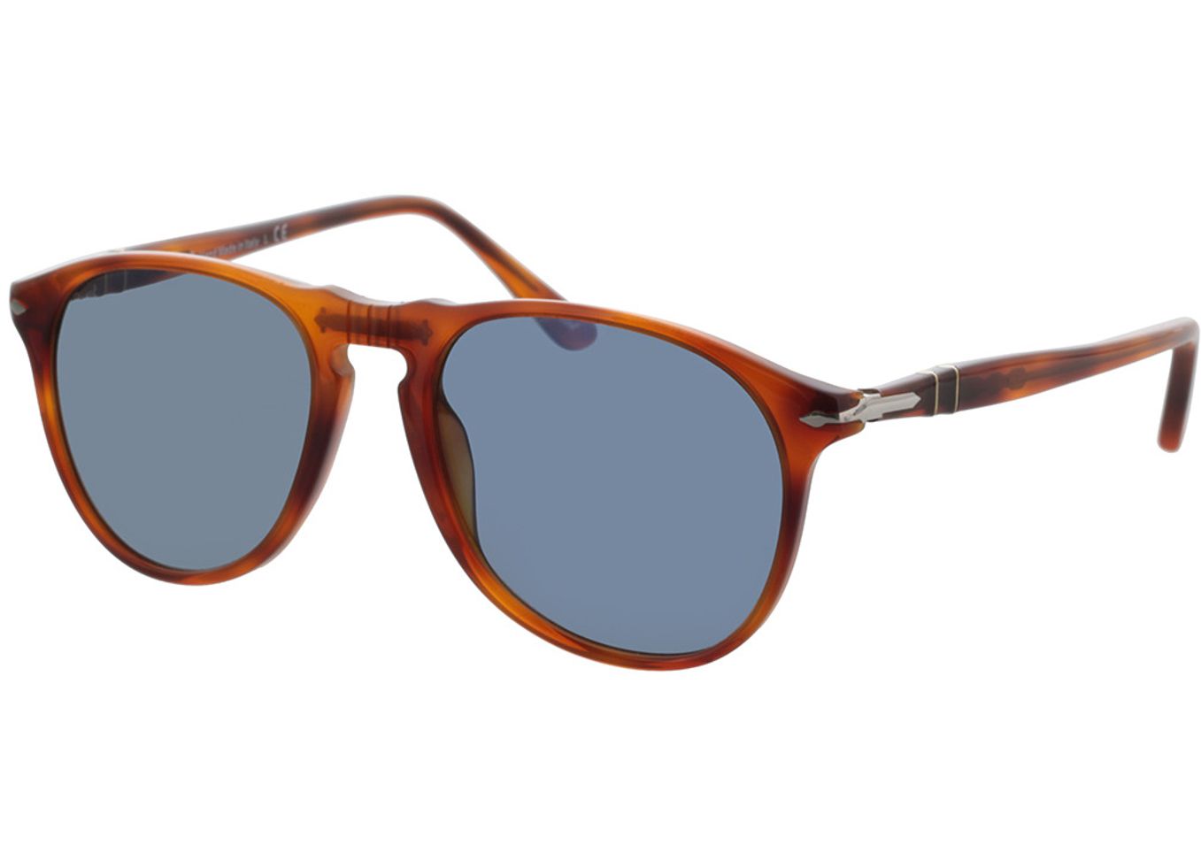 Persol PO9649S 96/56 55-18 Sonnenbrille ohne Sehstärke, Herren, Vollrand, Pilot