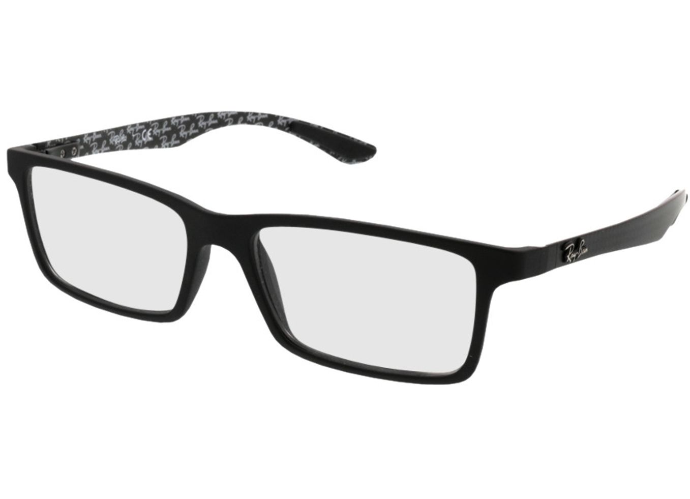 Ray-Ban RX8901 5263 55-17 Brillengestell inkl. Gläser, Herren, Vollrand, Rechteckig