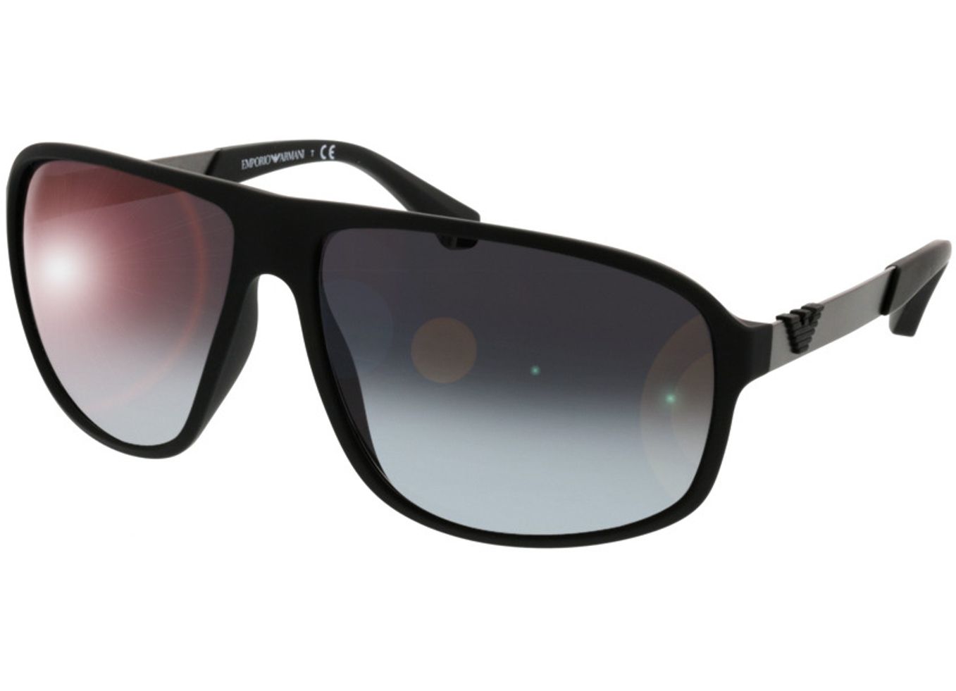 Emporio Armani EA4029 50638G 64-13 Sonnenbrille ohne Sehstärke, Herren, Vollrand, Eckig