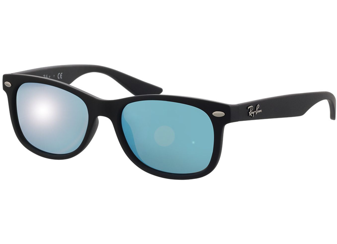 Ray-Ban Junior New Wayfarer RJ9052S 100S55 47-15 Sonnenbrille mit Sehstärke erhältlich, Kinder, Vollrand, Eckig