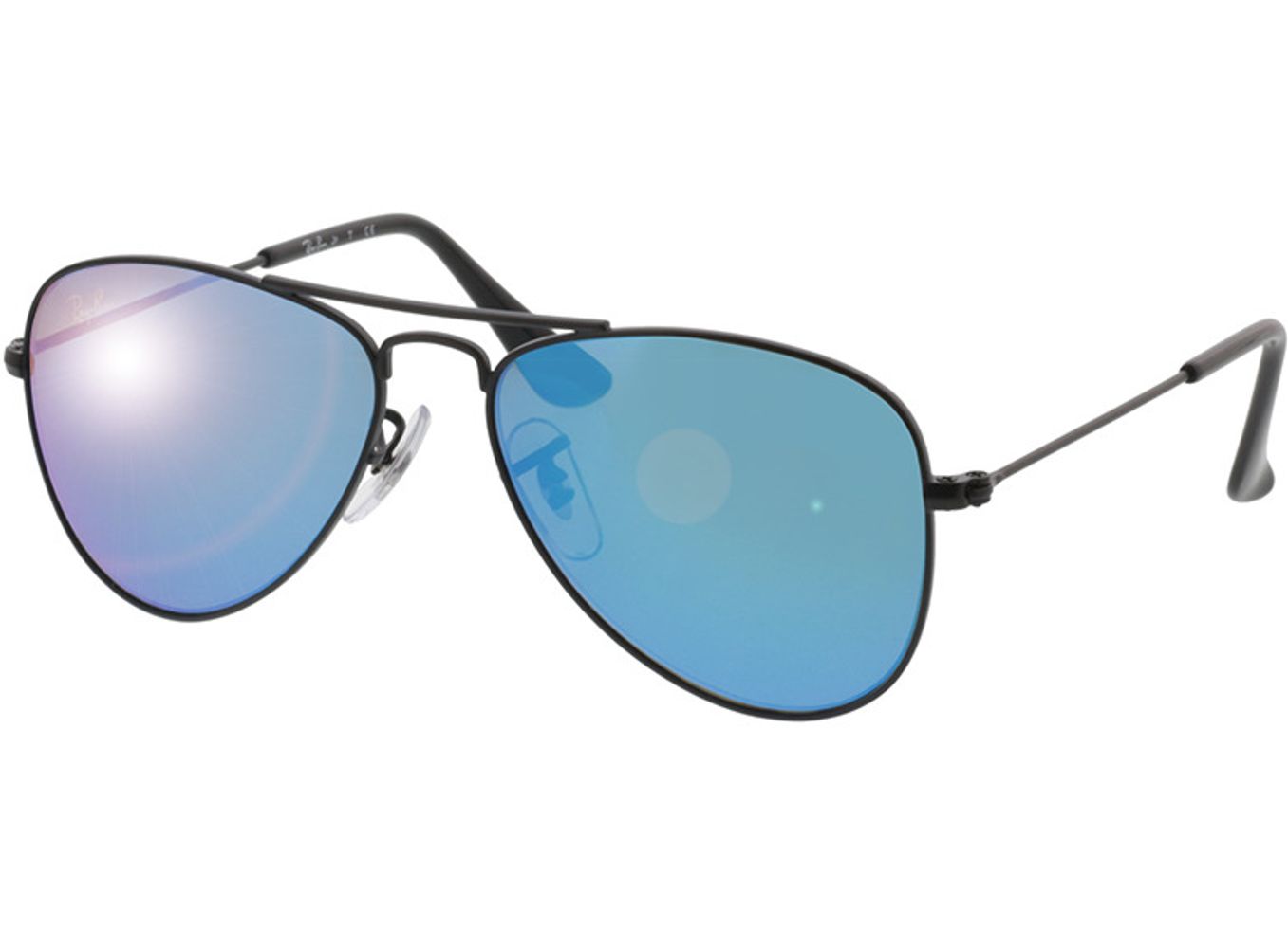 Ray-Ban Junior Aviator RJ9506S 201/55 50-13 Sonnenbrille mit Sehstärke erhältlich, Kinder, Vollrand, Pilot