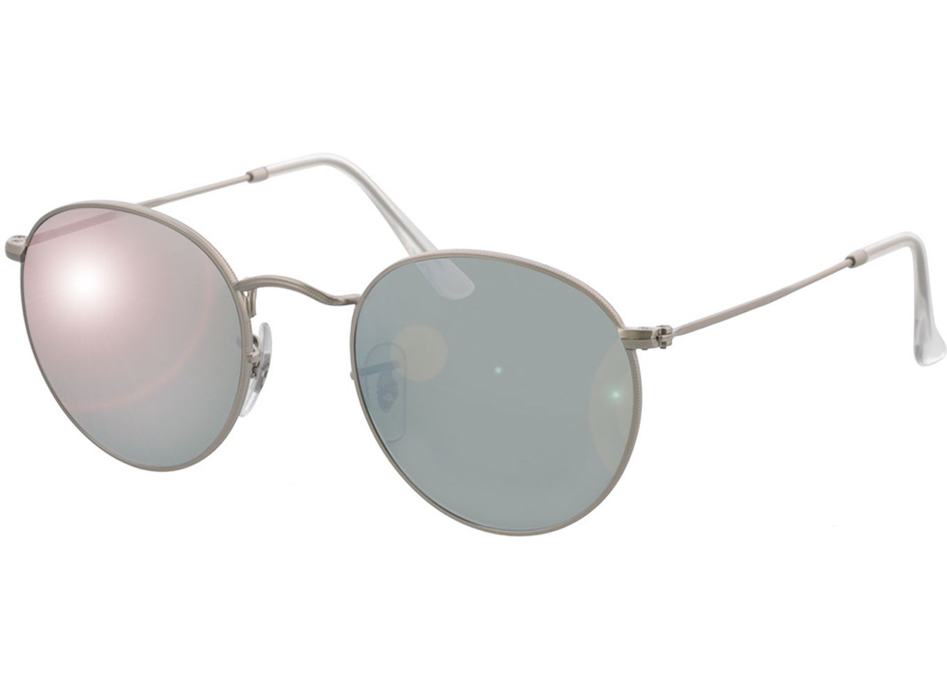 Ray-Ban Round Metal RB3447 019/30 50-21 Sonnenbrille ohne Sehstärke, Damen/Herren, Vollrand, Rund