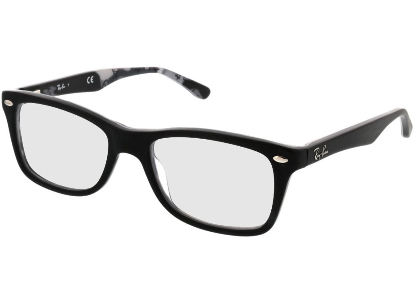 Ray-Ban RX5228 5405 50-17 Brillengestell inkl. Gläser, Damen, Vollrand, Rechteckig