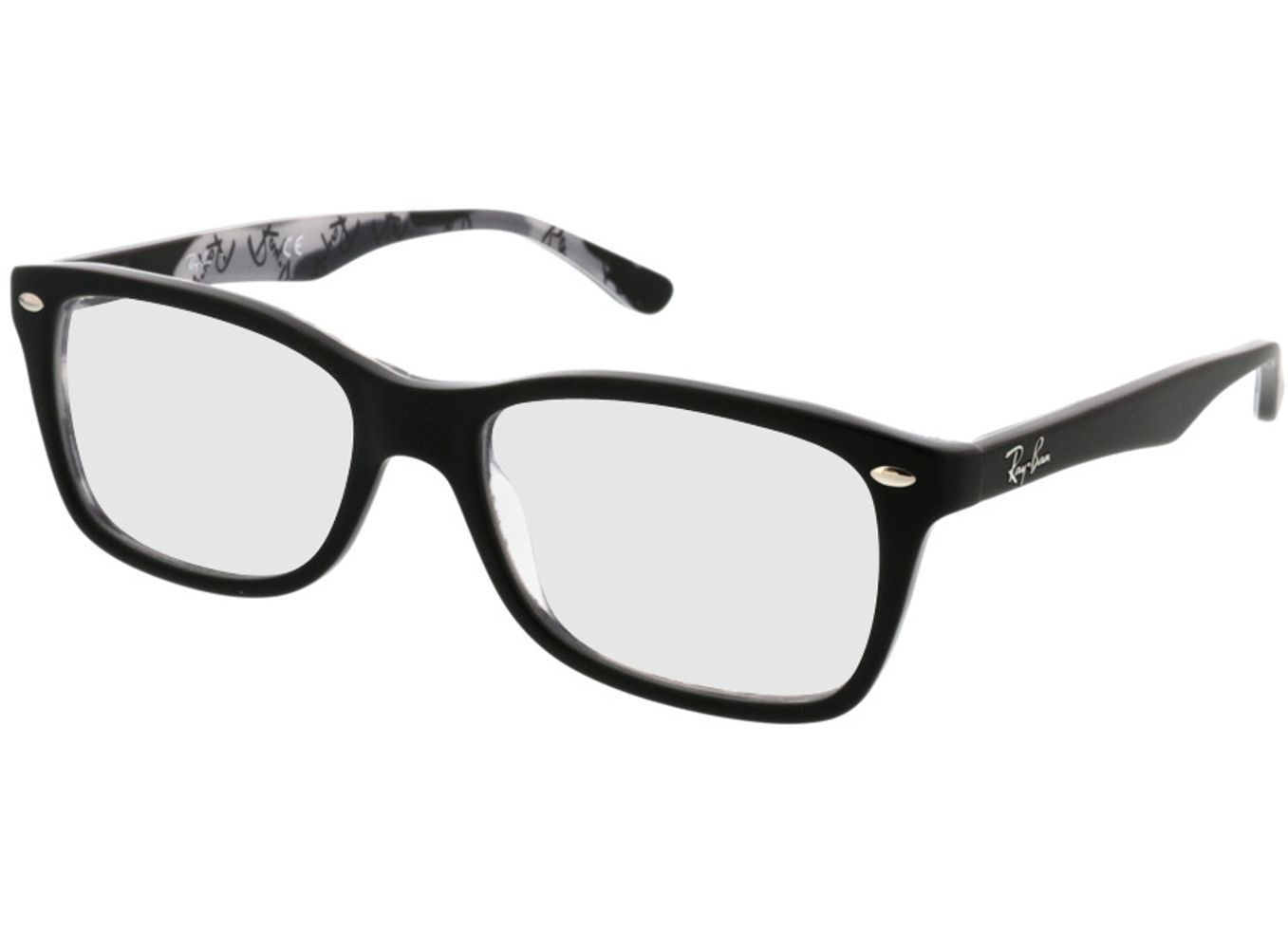 Ray-Ban RX5228 5405 53-17 Brillengestell inkl. Gläser, Damen, Vollrand, Rechteckig