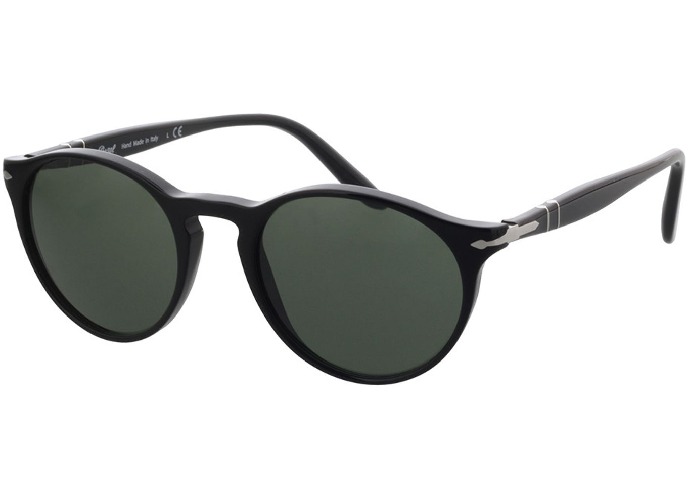 Persol PO3092SM 901431 50-19 Sonnenbrille mit Sehstärke erhältlich, Herren, Vollrand, Rund